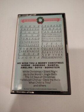 Christmas Music Cassette Collection Various Genres (You Pick Title)